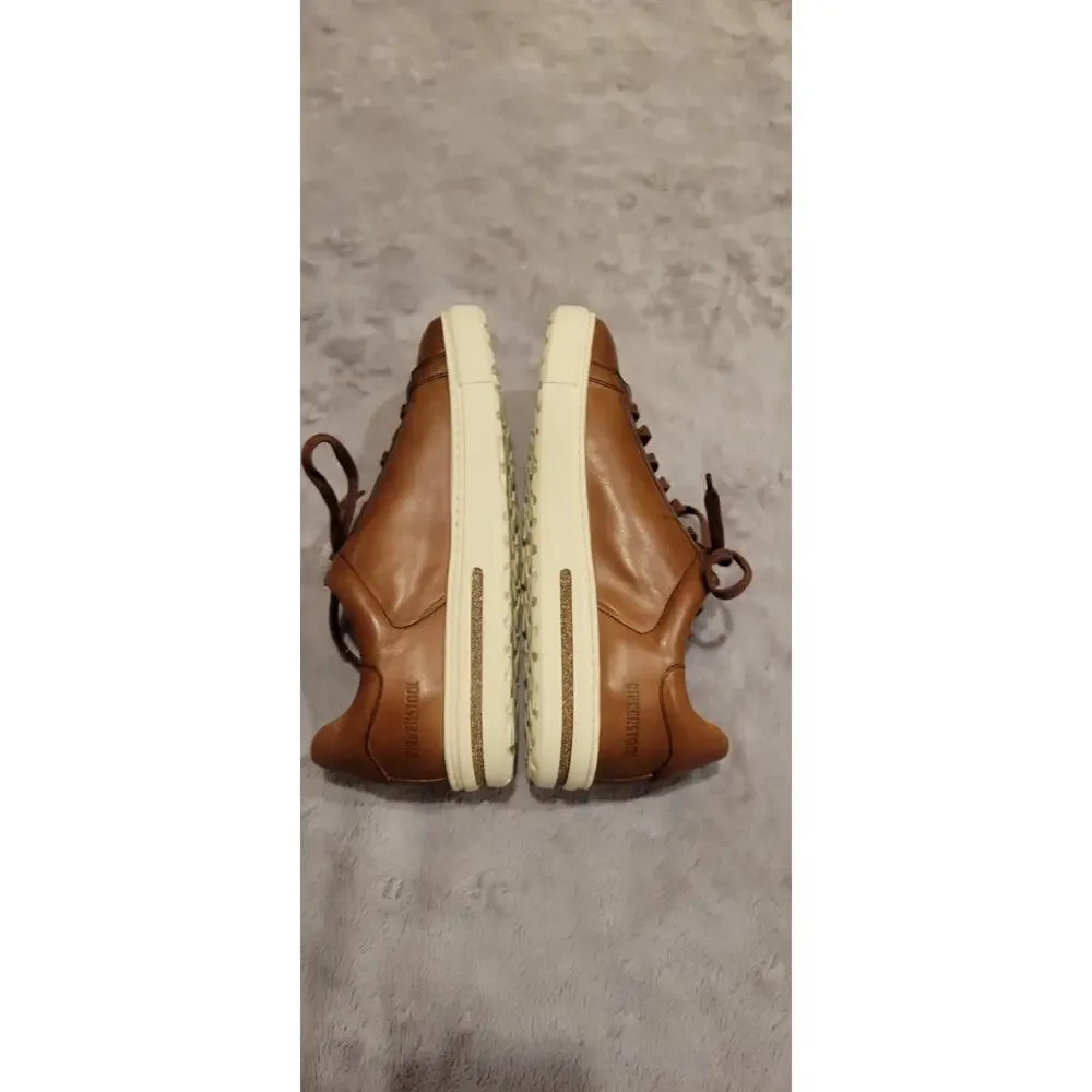 Birkenstock Bend Low Cognac Leather Sneakers Womens EU 39 US 8-8.5 German - Picture 4 of 6